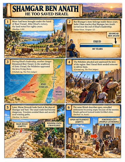 Sample page 1 of Shamgar ben Anath