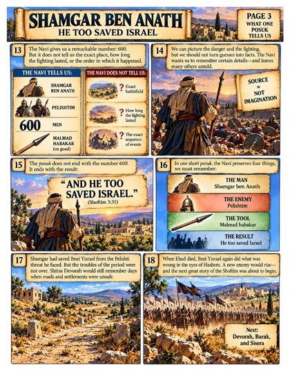 Sample page 3 of Shamgar ben Anath